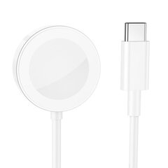 Borofone Wireless induction charger BQ13C for iWatch white цена и информация | Зарядные устройства для телефонов | 220.lv