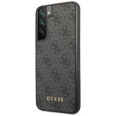 Guess GUHCS23SG4GFGR S23 S911 szary|grey hardcase 4G Metal Gold Logo цена и информация | Чехлы для телефонов | 220.lv