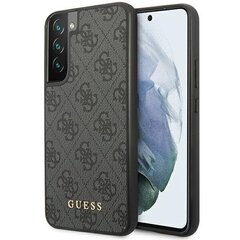 Guess GUHCS23SG4GFGR S23 S911 szary|grey hardcase 4G Metal Gold Logo цена и информация | Чехлы для телефонов | 220.lv