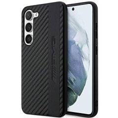 AMG AMHCS23MBLSCA S23+ S916 czarny|black hardcase Carbon Stripe&Embossed cena un informācija | Telefonu vāciņi, maciņi | 220.lv