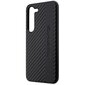 AMG AMHCS23MBLSCA S23+ S916 czarny|black hardcase Carbon Stripe&Embossed cena un informācija | Telefonu vāciņi, maciņi | 220.lv