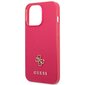 Guess GUHCP13LPS4MF iPhone 13 Pro | 13 6,1" różowy|pink hardcase Saffiano 4G Small Metal Logo cena un informācija | Telefonu vāciņi, maciņi | 220.lv