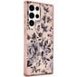 Guess GUHCS23LHCFWSP S23 Ultra S918 różowy|pink hardcase Flower Collection cena un informācija | Telefonu vāciņi, maciņi | 220.lv