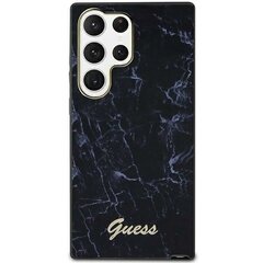 Guess GUHCS23LPCUMAK S23 Ultra S918 czarny|black hardcase Marble цена и информация | Чехлы для телефонов | 220.lv