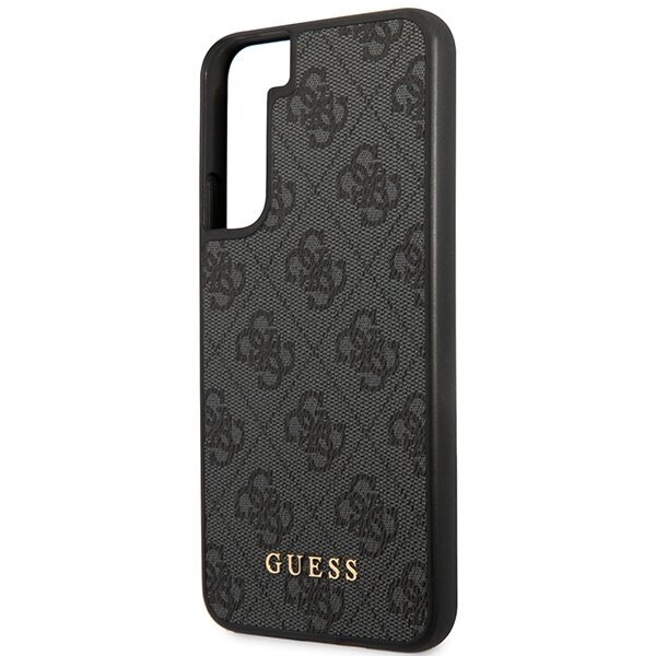 Guess GUHCS23MG4GFGR S23+ S916 szary|grey hardcase 4G Metal Gold Logo цена и информация | Telefonu vāciņi, maciņi | 220.lv