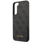 Guess GUHCS23MG4GFGR S23+ S916 szary|grey hardcase 4G Metal Gold Logo cena un informācija | Telefonu vāciņi, maciņi | 220.lv