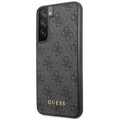 Guess GUHCS23MG4GFGR S23+ S916 szary|grey hardcase 4G Metal Gold Logo цена и информация | Чехлы для телефонов | 220.lv