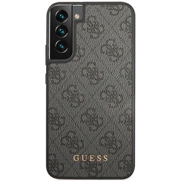 Guess GUHCS23MG4GFGR S23+ S916 szary|grey hardcase 4G Metal Gold Logo цена и информация | Telefonu vāciņi, maciņi | 220.lv