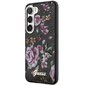 Guess GUHCS23MHCFWSK S23+ S916 czarny|black hardcase Flower Collection cena un informācija | Telefonu vāciņi, maciņi | 220.lv