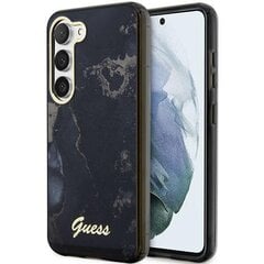 Guess GUHCS23MHTMRSK S23+ S916 czarny|black hardcase Golden Marble Collection цена и информация | Чехлы для телефонов | 220.lv