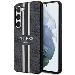 Guess GUHCS23MP4RPSK S23+ S916 czarny|black hardcase 4G Printed Stripe cena un informācija | Telefonu vāciņi, maciņi | 220.lv