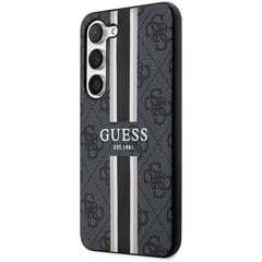 Guess GUHCS23MP4RPSK S23+ S916 czarny|black hardcase 4G Printed Stripe cena un informācija | Telefonu vāciņi, maciņi | 220.lv