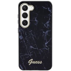 Guess GUHCS23MPCUMAK S23 +S916 czarny|black hardcase Marble cena un informācija | Telefonu vāciņi, maciņi | 220.lv