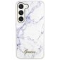 Guess GUHCS23SPCUMAH S23 S911 biały|white hardcase Marble цена и информация | Telefonu vāciņi, maciņi | 220.lv