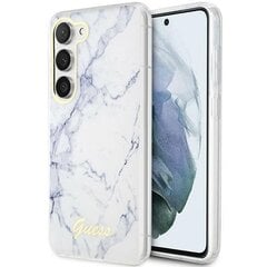 Guess GUHCS23SPCUMAH S23 S911 biały|white hardcase Marble цена и информация | Чехлы для телефонов | 220.lv