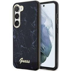 Guess GUHCS23SPCUMAK S23 S911 czarny|black hardcase Marble цена и информация | Чехлы для телефонов | 220.lv