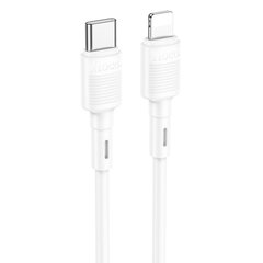 USB kabelis Hoco X83 PD20W Type-C to Lightning 1.0m balts cena un informācija | Savienotājkabeļi | 220.lv