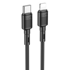 USB kabelis Hoco X83 PD20W Type-C to Lightning 1.0m melns цена и информация | Кабели для телефонов | 220.lv