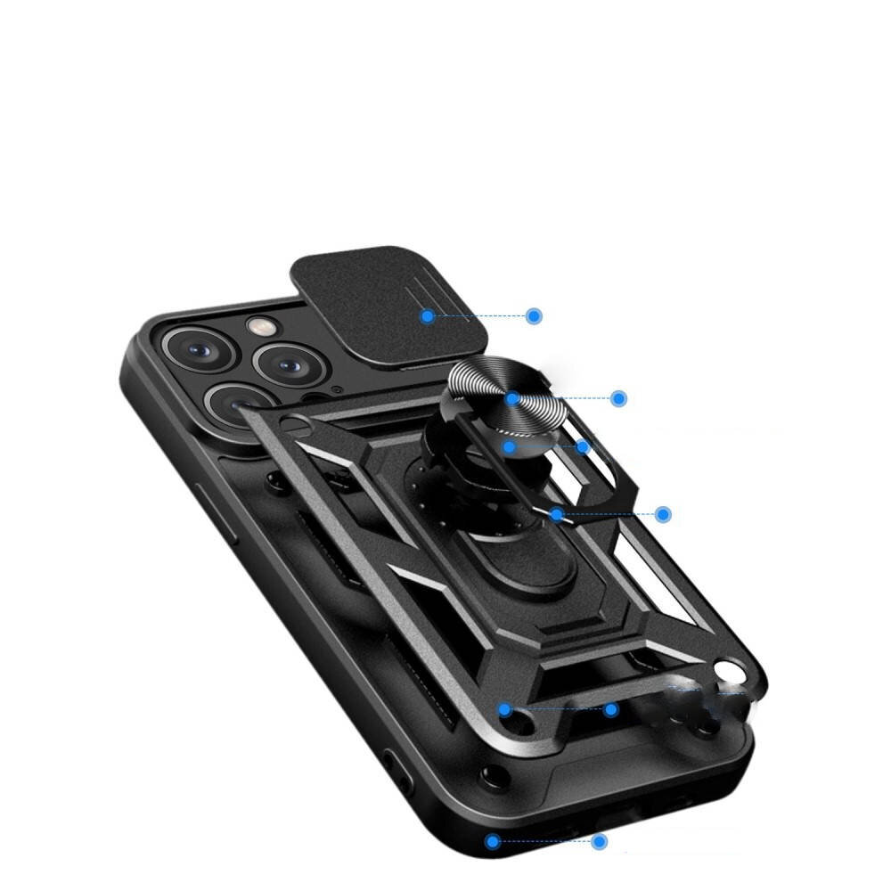 Nexeri CamShield Pro - iPhone 14 Pro Max , melns cena un informācija | Telefonu vāciņi, maciņi | 220.lv