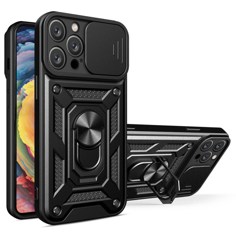 Nexeri CamShield Pro - iPhone 14 Pro Max , melns цена и информация | Telefonu vāciņi, maciņi | 220.lv
