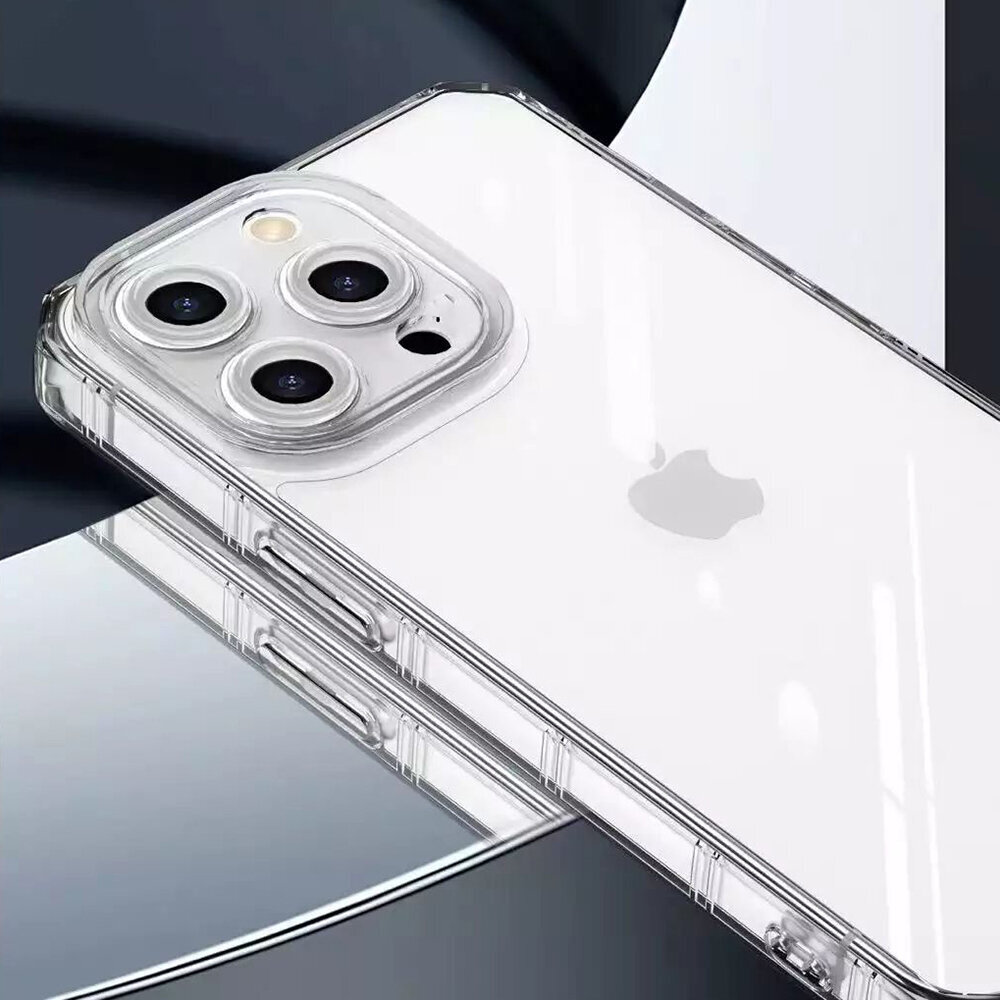 IleKe Apple iPhone 14 Pro Max Armor Antishock, skaidrs cena un informācija | Telefonu vāciņi, maciņi | 220.lv