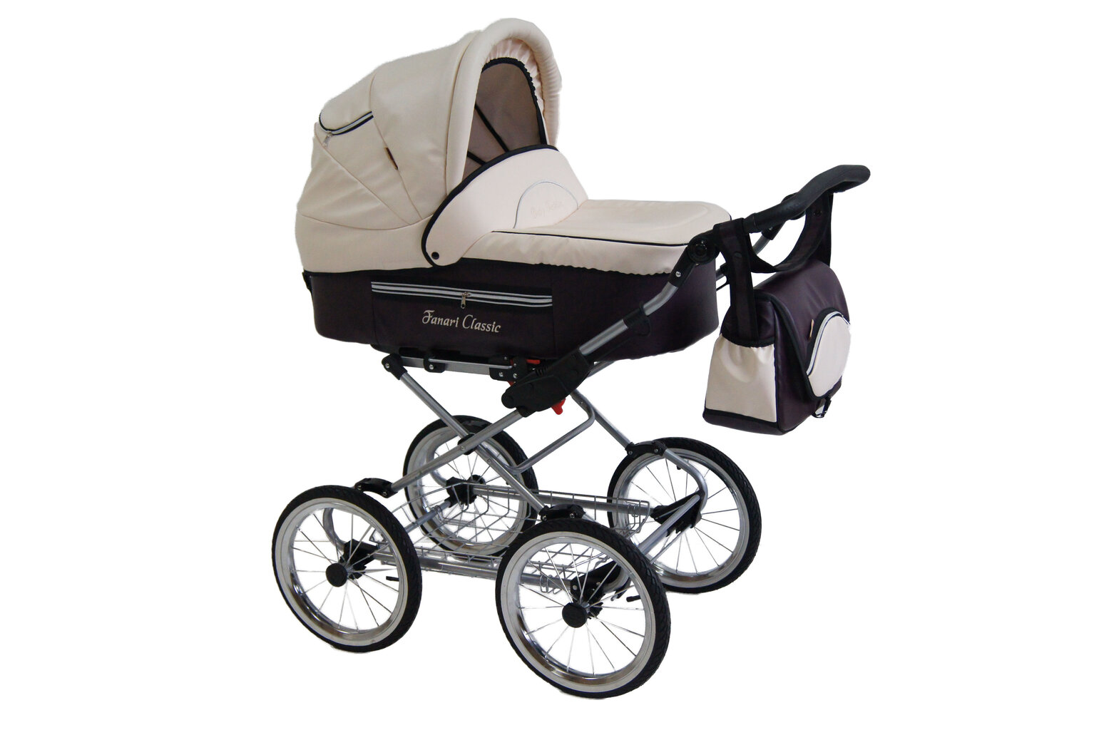 Rati Fanari Classic Baby Fashion 2in1 bēši cena un informācija | Bērnu rati | 220.lv