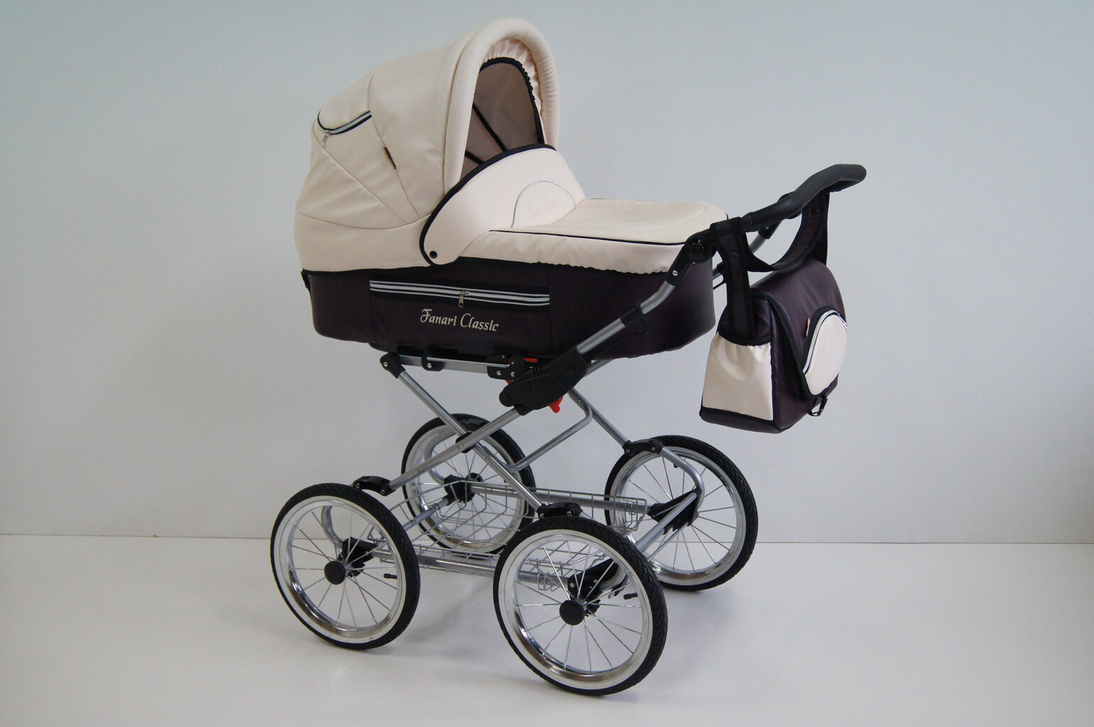 Rati Fanari Classic Baby Fashion 2in1 smilšu krāsā cena un informācija | Bērnu rati | 220.lv