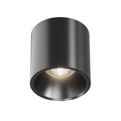 Maytoni Technical Griestu lampa Alfa LED C064CL-L12B4K-D Melns cena un informācija | Griestu lampas | 220.lv