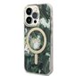 Komplekts Guess GUBPP14LHJEACSA Case+ Lādētājs iPhone 14 Pro 6,1" zaļš|zaļš cietais futrālis Jungle MagSafe цена и информация | Telefonu vāciņi, maciņi | 220.lv