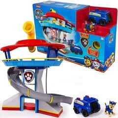 Spin Master Paw Patrol Headquarters Chase figūriņa un policijas transportlīdzeklis cena un informācija | Nickelodeon Rotaļlietas, bērnu preces | 220.lv