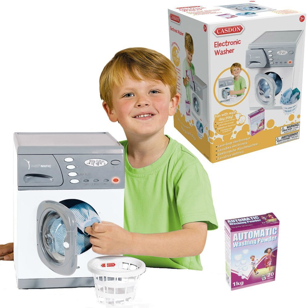 Casdon Little Helper rotaļu veļas mašīna cena un informācija | Rotaļlietas meitenēm | 220.lv