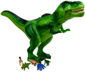 Dinozauru T-Rex figūriņa un 5 mazi dinozauri цена и информация | Игрушки для мальчиков | 220.lv