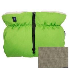 Перчатки для колясок Sleep & Grow, на молнии, зеленые цена и информация | Аксессуары для колясок | 220.lv