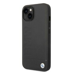 Etui BMW BMHMP14SSLLBK iPhone 14 6,1" czarny|black hardcase Signature Logo Imprint Magsafe цена и информация | Чехлы для телефонов | 220.lv