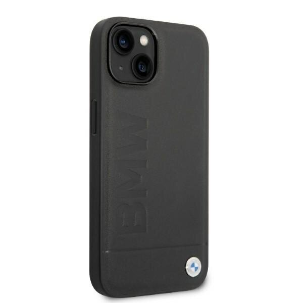 Korpuss BMW BMHMP14SSLLBK iPhone 14 6,1" czarny|black hardcase Signature Logo Imprint Magsafe cena un informācija | Telefonu vāciņi, maciņi | 220.lv