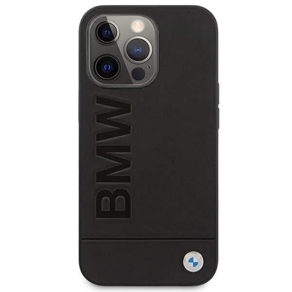 Korpuss BMW BMHMP14LSLLBK iPhone 14 Pro 6,1" czarny|black hardcase Signature Logo Imprint Magsafe cena un informācija | Telefonu vāciņi, maciņi | 220.lv