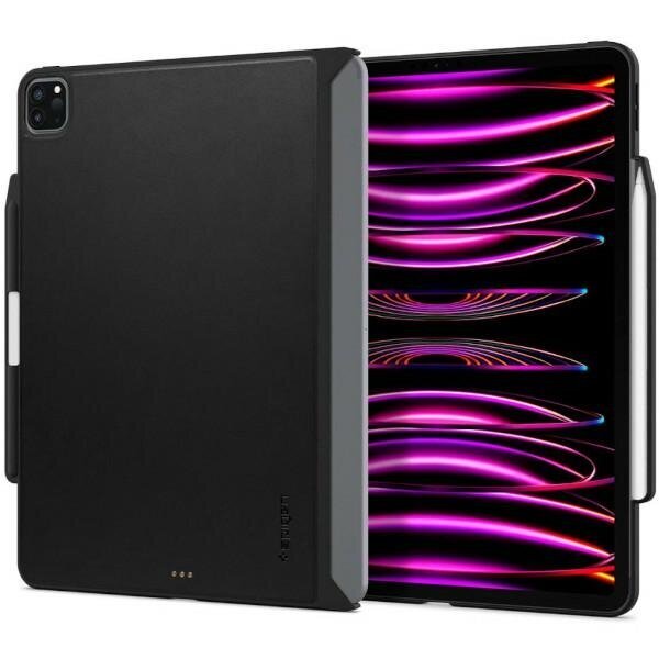 Spigen Thin Fit PRO iPad Pro 12.9" 2021| 2022 czarny|black ACS05468 cena un informācija | Somas, maciņi | 220.lv