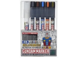 Mr.Hobby - Gundam Pouring Inking Pen Set набор маркеров, GMS-122 цена и информация | Принадлежности для рисования, лепки | 220.lv