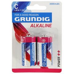 Alkaline baterijas LR14 Grundig Tips C (24 gb.) cena un informācija | Baterijas | 220.lv