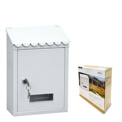 почтовый ящик EDM Standard Сталь Белый (21 x 6 x 30 cm) цена и информация | Почтовые ящики, номерные знаки для домов | 220.lv