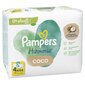 Pampers Harmonie Coco Mitrās Salvetes Mazuļiem 4 Lepakojumi, 176 Mitrās Salvetes цена и информация | Mitrās salvetes, vienreizlietojamie paladziņi | 220.lv