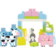 Цветные блоки с домашними животными Ecoiffier Abrick, 50 шт. цена и информация | Конструкторы и кубики | 220.lv