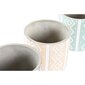 Puķu pods DKD Home Decor (14 x 14 x 13 cm) (3 gab.) цена и информация | Puķu podi | 220.lv