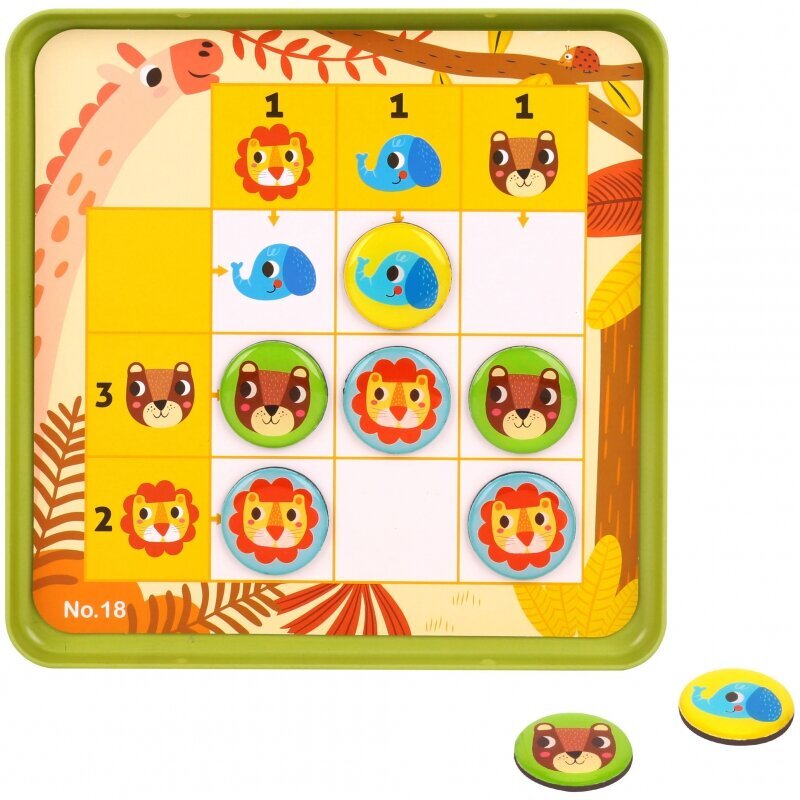 TOOKY TOY Sudoku sple brniem Forest versija cena un informācija | Galda spēles | 220.lv