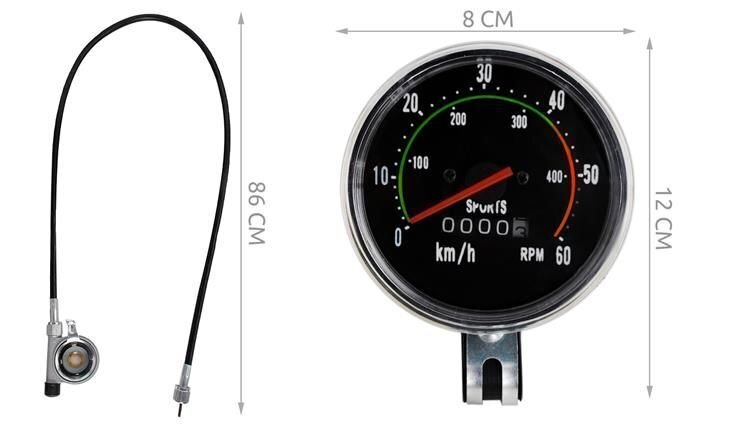 Retro velo spidometrs цена и информация | Velodatori, navigācijas | 220.lv