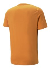 Puma T-krekls vīriešiem Essentials Small Logo Tee Desert Clay 234238287, brūns cena un informācija | Vīriešu T-krekli | 220.lv