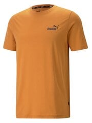 Puma T-krekls vīriešiem Essentials Small Logo Tee Desert Clay 234238287, brūns cena un informācija | Vīriešu T-krekli | 220.lv