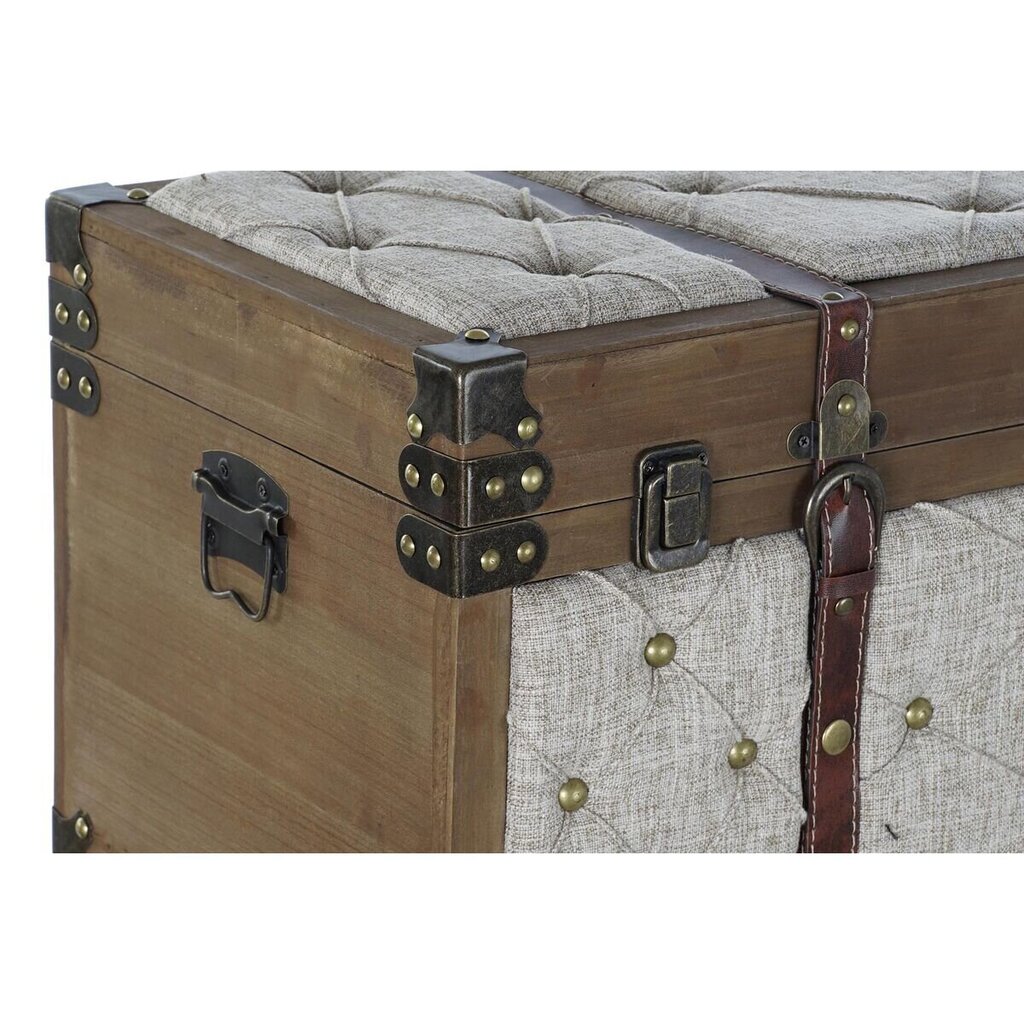 Ceļojumu bagāžas komplekts DKD Home Decor (80 x 40,5 x 40,5 cm) cena un informācija | Veļas grozi un mantu uzglabāšanas kastes | 220.lv