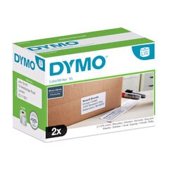 Etiķetes Dymo 4XL, 59 x 102mm, 2x575 gab. cena un informācija | Piederumi printerim | 220.lv