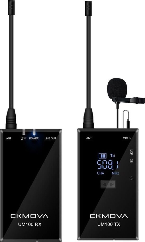 Bezvadu mikrofons Ckmova UM100 KIT1 цена и информация | Mikrofoni | 220.lv